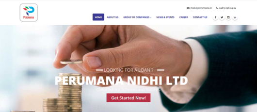 Finance Company website Design company in Malappuram